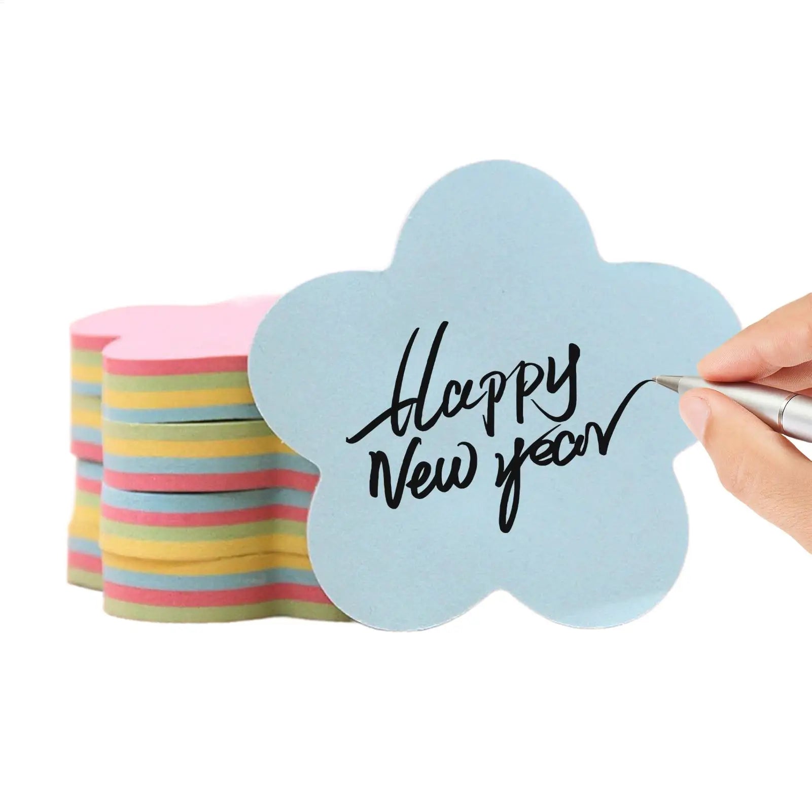 500 Sheets/5pack Cute Sticky Notes Colorful Adhesive Memo Pads Bulk Note Taking for Journaling, Office School Home Planning Peaceful Pleasures Health and Wellness