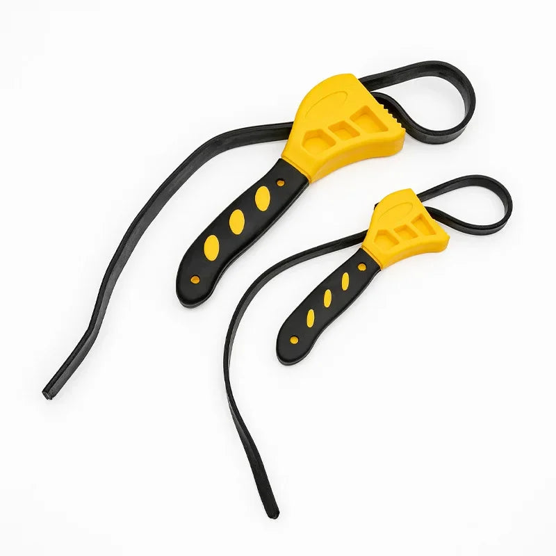 Multifunction Adjustable Belt Wrench Tool Heavy Duty Universal Rubber Strap Spanner for Oil Filter Removal Car Repair Bottle Peaceful Pleasures Health and Wellness