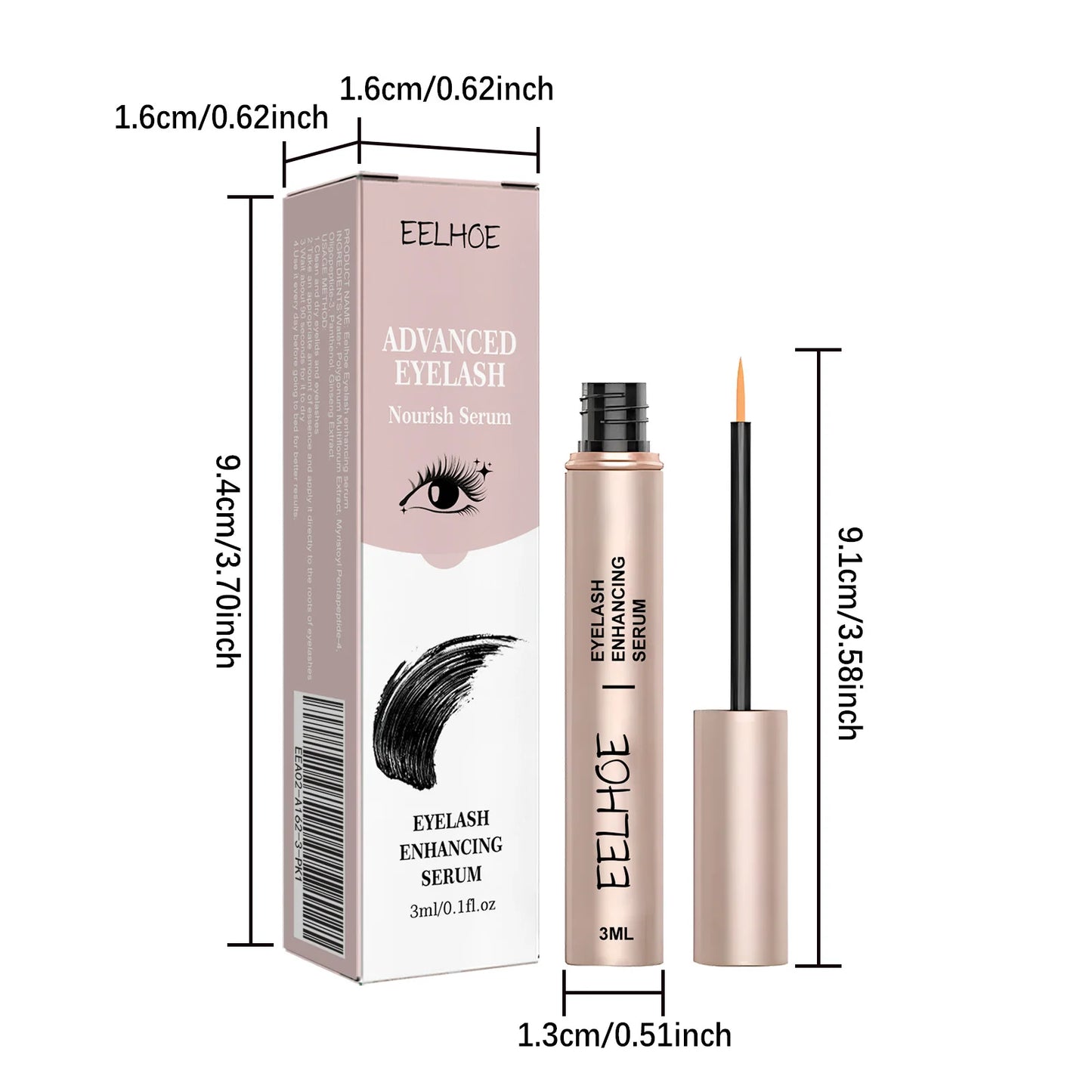 Eyelash Growth Serum – Longer, Thicker & Fuller Lashes Peaceful Pleasures Health and Wellness