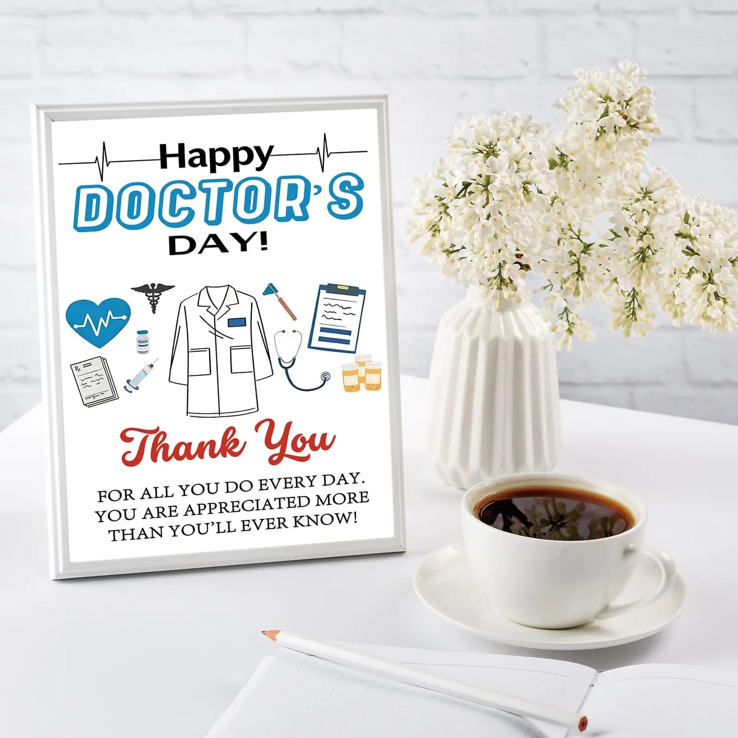 Doctor's Day Appreciation Card – Thank You Gift for Physicians
