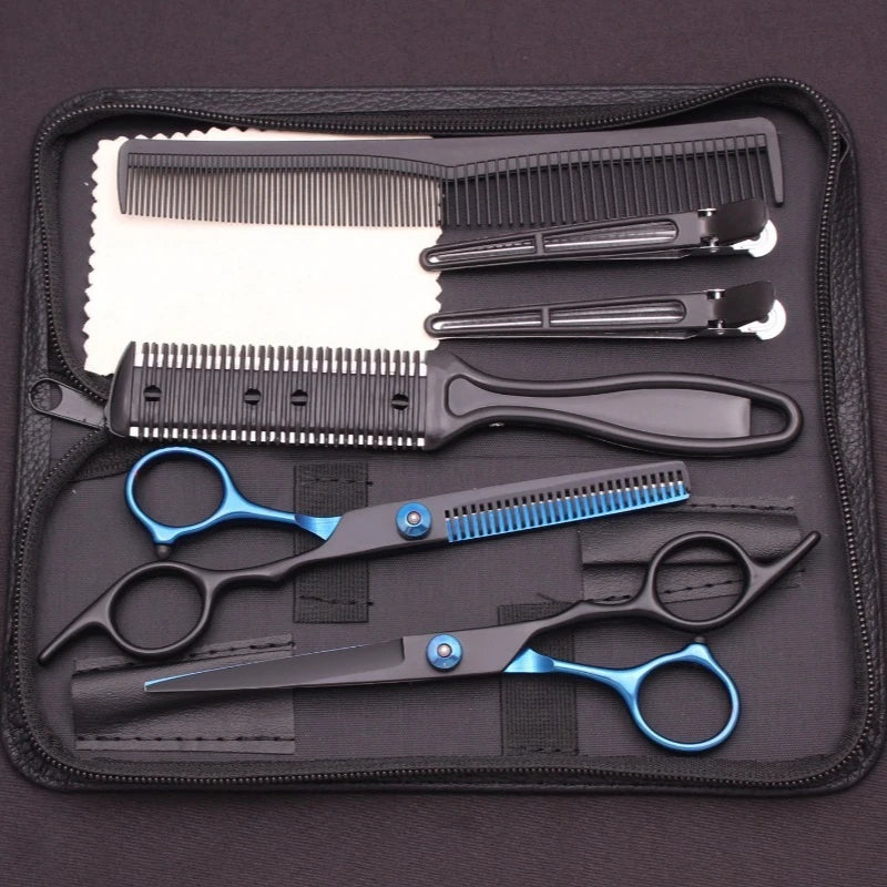 Hair Scissors 6" JP Stainless Hairdressing Scissors Barber Shop Hair Cutting Scissors Thinning Shears Haircut Set Dropshipping Peaceful Pleasures Health and Wellness