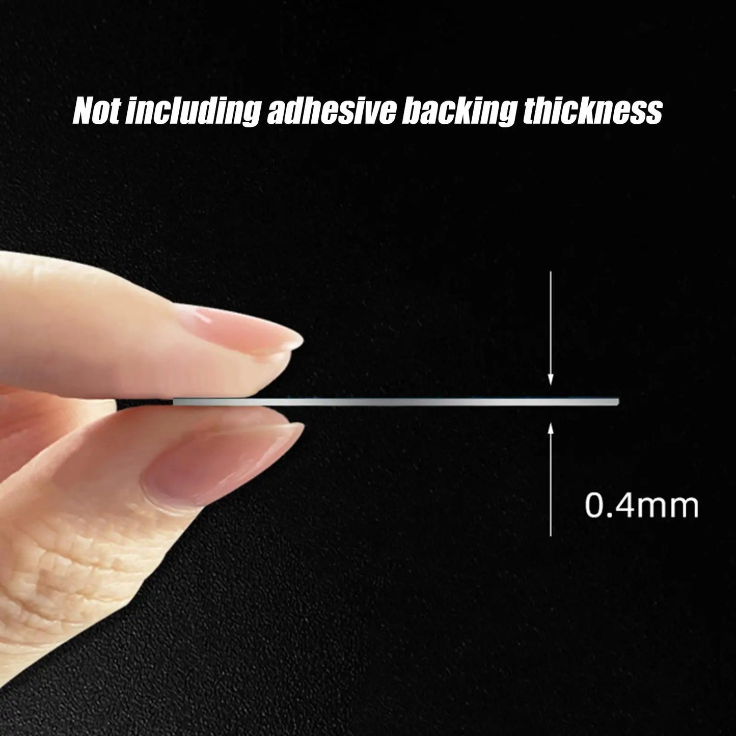 10-Pack Self-Adhesive Metal Strips for Magnets | Ultra-Thin Steel
