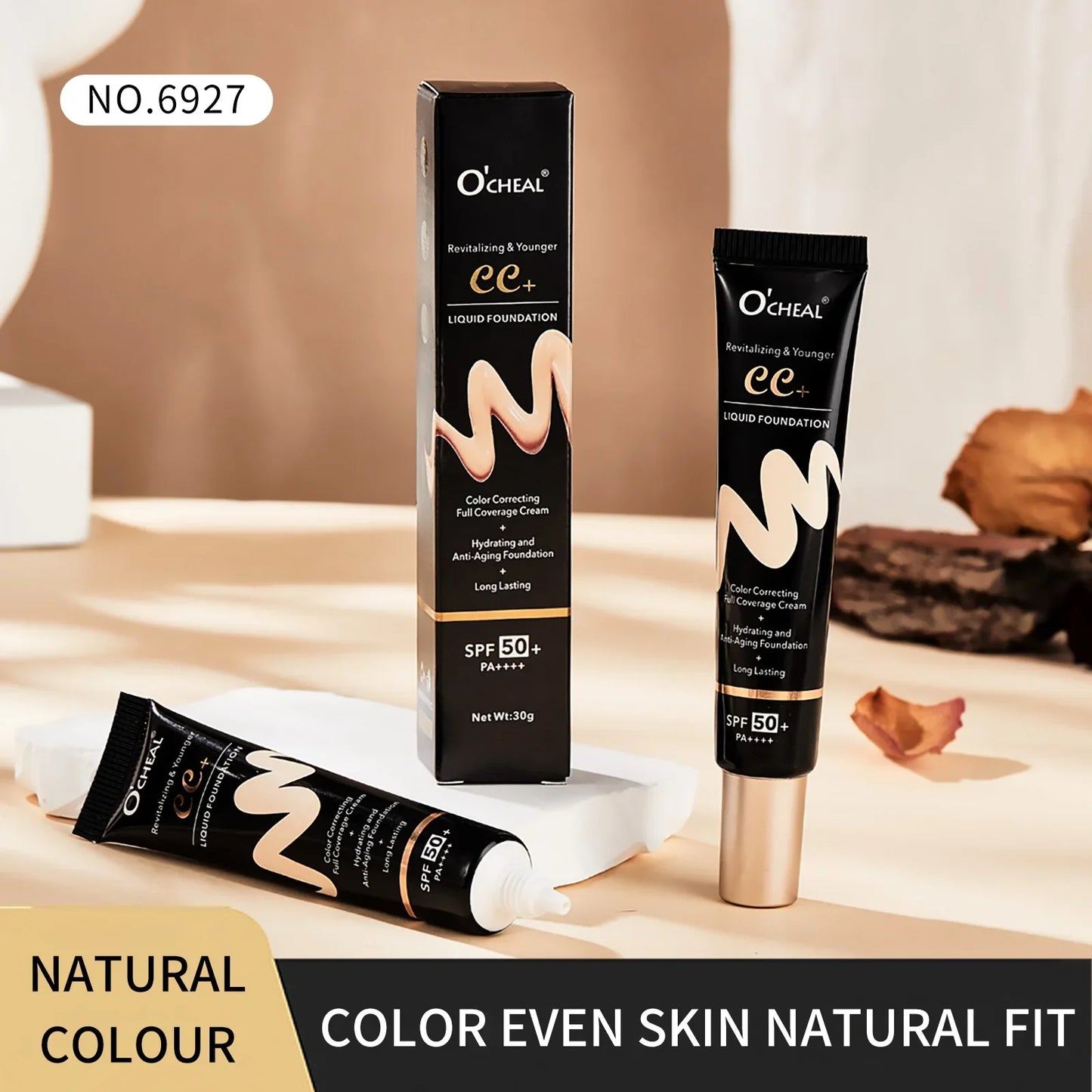 O'Cheal BB CC Cream SPF 50 PA+++ Full Coverage Foundation 30g