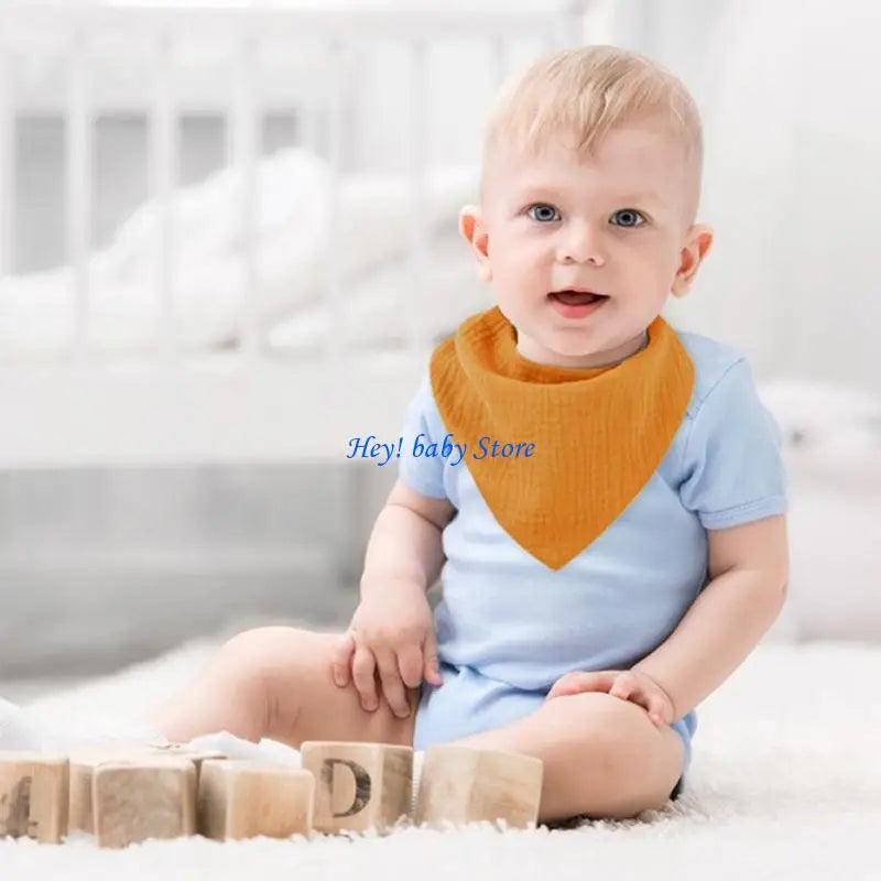 Newborn Baby Drool Bib & Burp Cloth | Soft Cotton 0–1Y