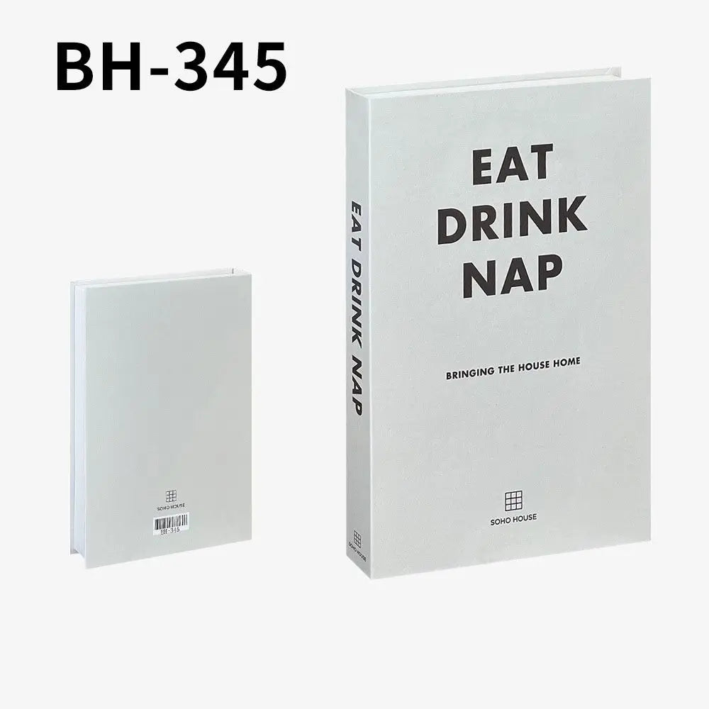 Fashion Fake Books Ornament Simple Shooting Props Decorative Imitation Book Coffee Table Decoration Home Decor Peaceful Pleasures Health and Wellness BH-345