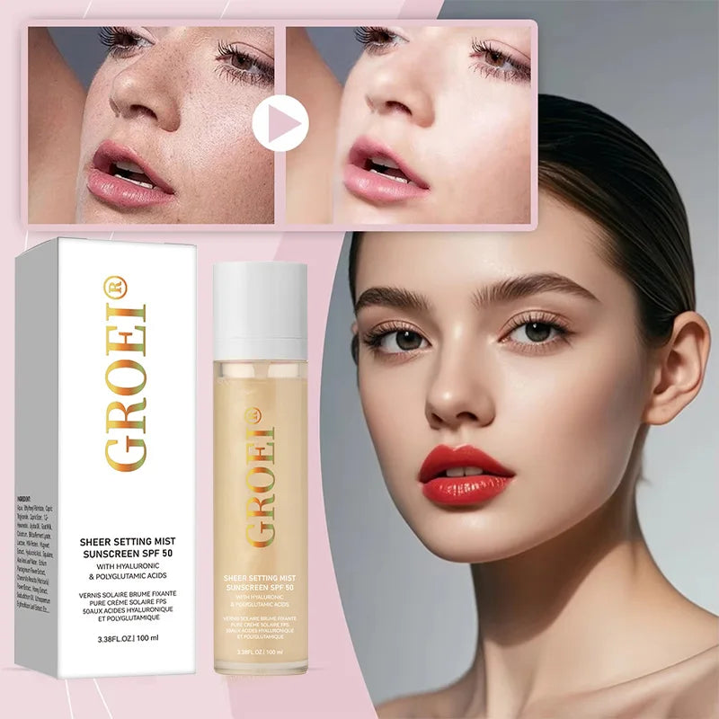 Facial Sunscreen Spray Strong Moisturizing Rapid Absorption Refreshing Not Sticky Isolate Uv Anti Oxidation Body Sunblock Spray Peaceful Pleasures Health and Wellness