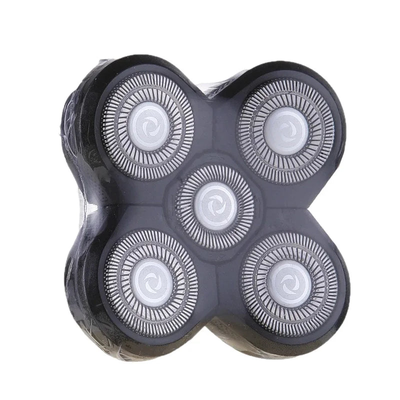 Men's Rotary Razor Replacement Heads | Multi-Blade Stainless Steel