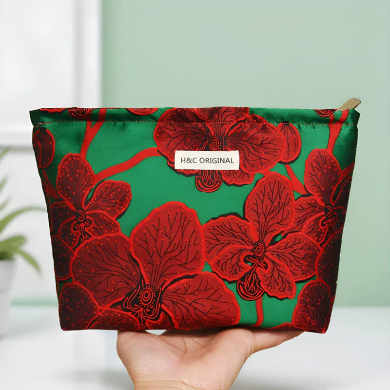 Women's Large Travel Cosmetic Bag – Silicone Toiletry Organizer