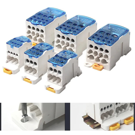 80A–500A DIN Rail Terminal Block Junction Box | Power Connector DIN Rail Terminal Block Oasis Select