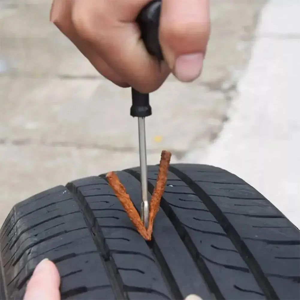 Universal Tubeless Tire Repair Kit – Car, Bike & Motorcycle