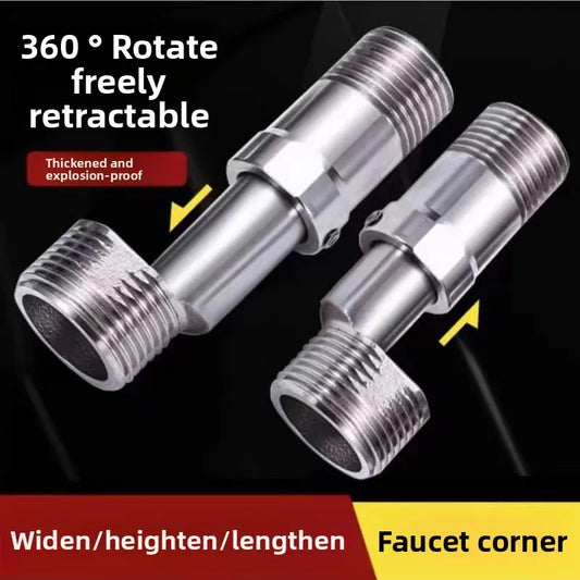 360° Adjustable Eccentric Faucet Corner Tap Adapter | Kitchen Faucet Tap Adapter Oasis Select