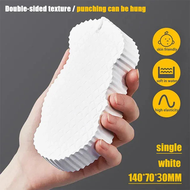 3D Sponge Exfoliating Bath Scrubbing Sponges Soft Body Scrubber