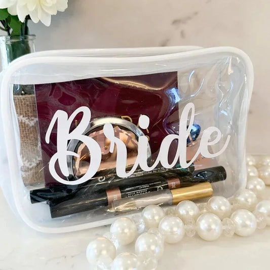 Bride Hangover Survival Kit Makeup Bag | Bachelorette Gift Novelty Makeup Bag Peaceful Pleasures Health and Wellness