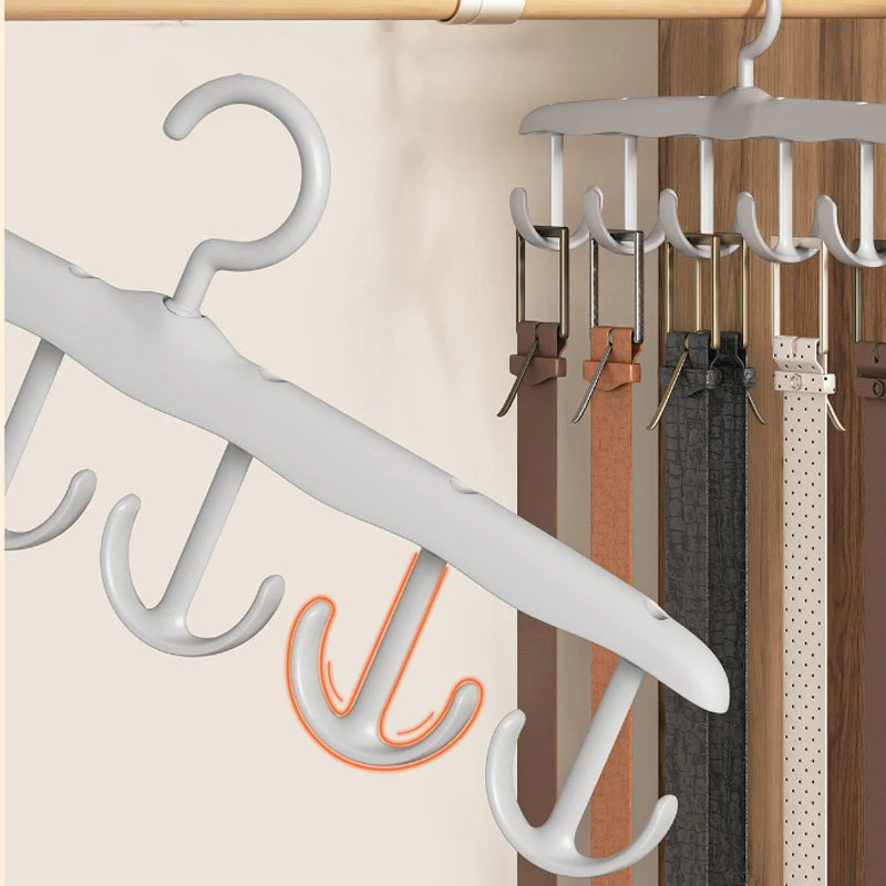 360-degree Rotating Clothes Hanger Holder Sling Scarf Underwear Storage Rack Wardrobe Organizer clothes rack hangers for clothes Peaceful Pleasures Health and Wellness