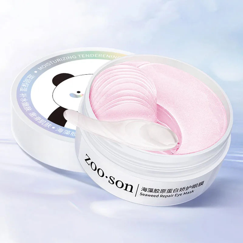BIOAOUA Gold Collagen Eye Masks 60pcs – Dark Circles & Puffiness