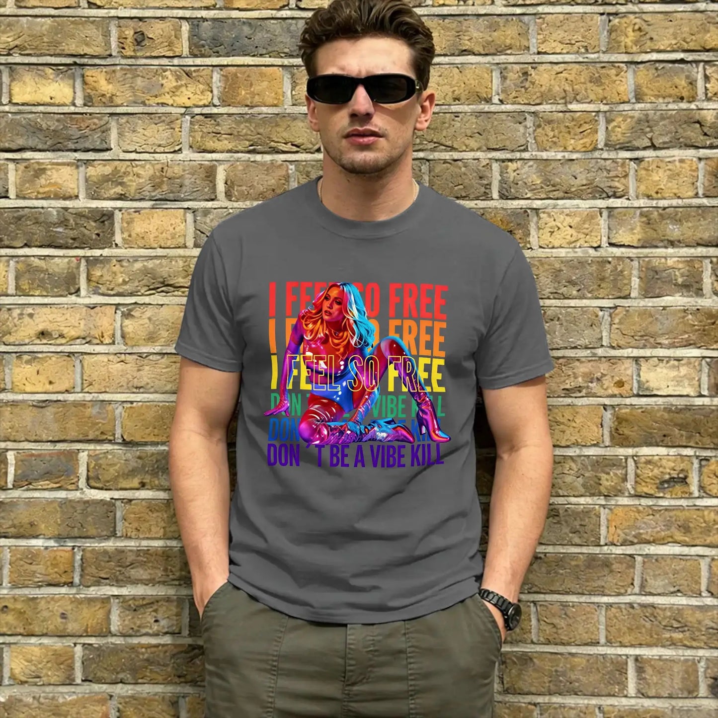 Madonnas Confessions II Album 2026 100% Cotton T-Shirt For Mens Beach Y2K Funny T-Shirts O Neck Harajuku Tees Plus Size Clothes Peaceful Pleasures Health and Wellness Dark Grey 6XL