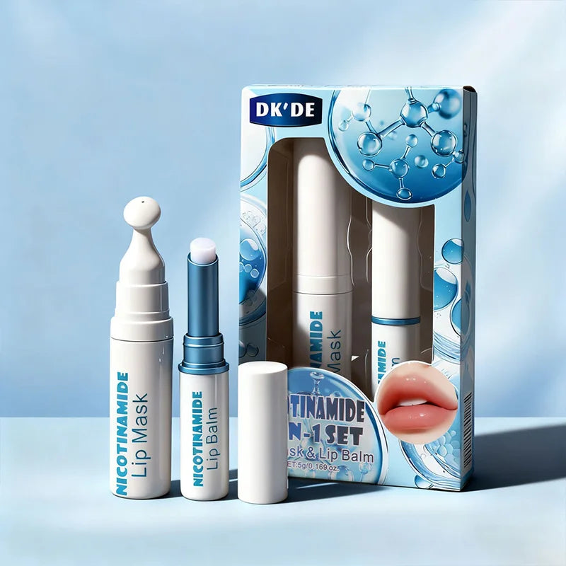 Dk'De 2-in-1 Lip Balm & Lip Mask Set | Hydrating Night Repair