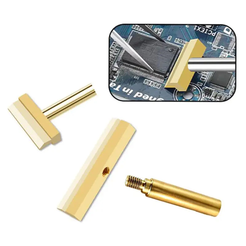 Wide Spade Soldering Iron Tip 5–40mm | Copper Welding Tool Soldering Iron Tip Peaceful Pleasures Health and Wellness