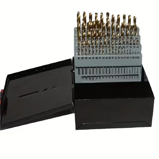 Drill Cobalt Carbide Bit Straight Handle Twist High-speed Steel Peaceful Pleasures Health and Wellness 60pcs