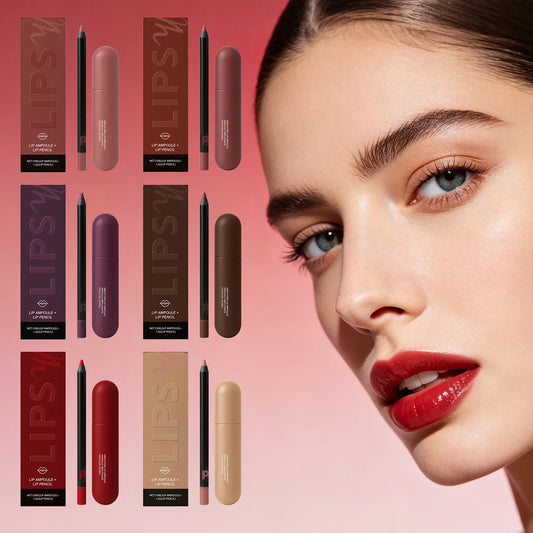 Nicotinamide Lip Serum & Lipliner Kit – Plump, Define & Shine Lip Serum Liner Kit Oasis Select