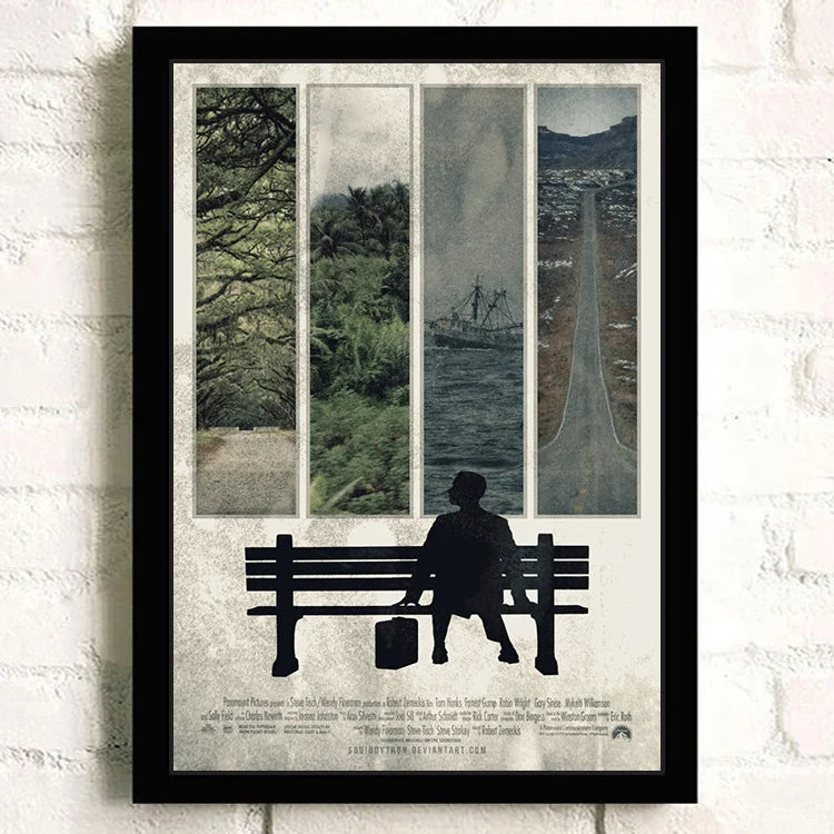 Forrest Gump Classic Movie Canvas Wall Art Poster | Home Decor