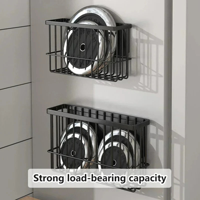 Magnetic Kitchen Storage Rack – Punch-Free Spice & Fridge Shelf