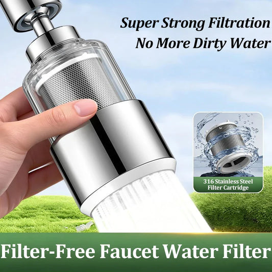 2-Mode Kitchen Faucet Filter & Anti-Splash Nozzle Extender Faucet Filter Nozzle Oasis Select
