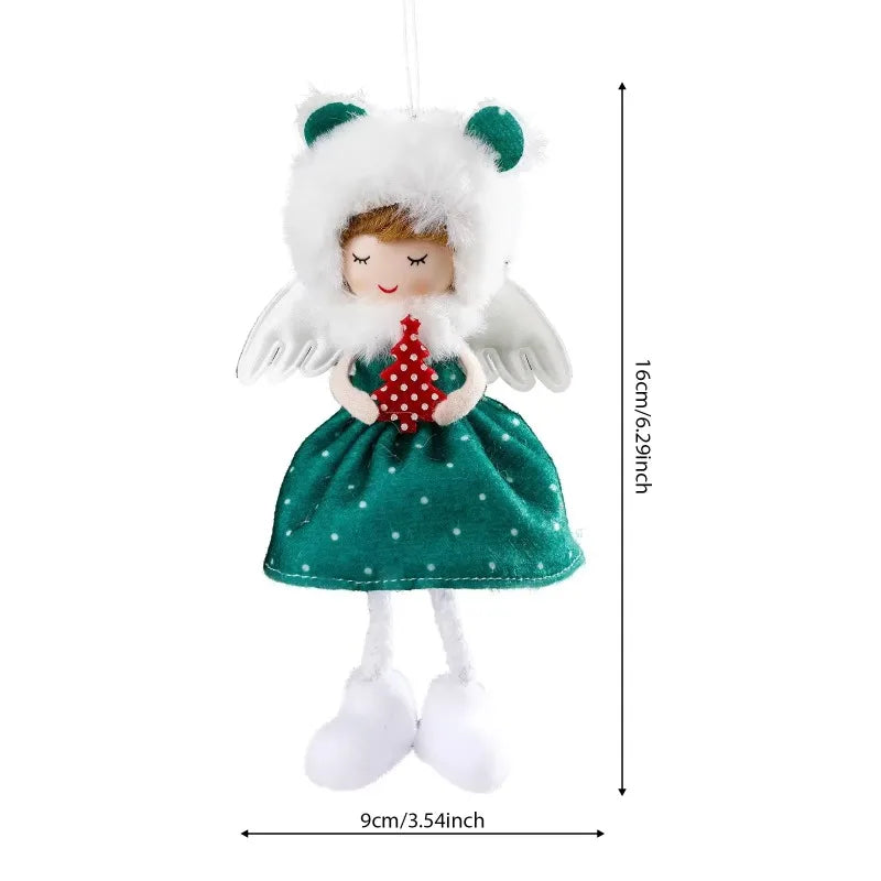 Angel Girl Christmas Tree Ornament – Cute Xmas Pendant Gift