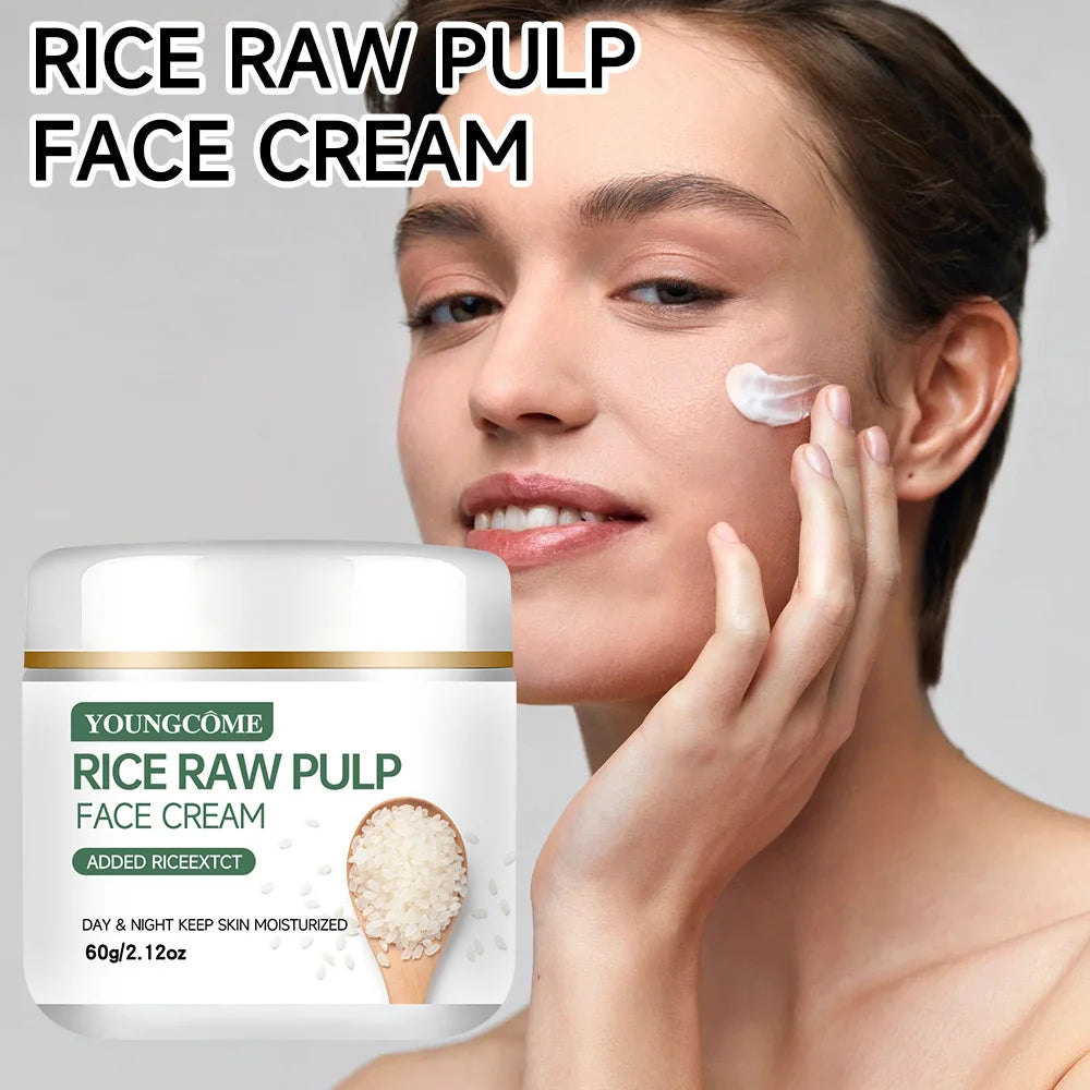 YOUNGCOME Rice Raw Pulp Face Cream – Anti-Aging Moisturiser Anti-Aging Face Cream Peaceful Pleasures Health and Wellness