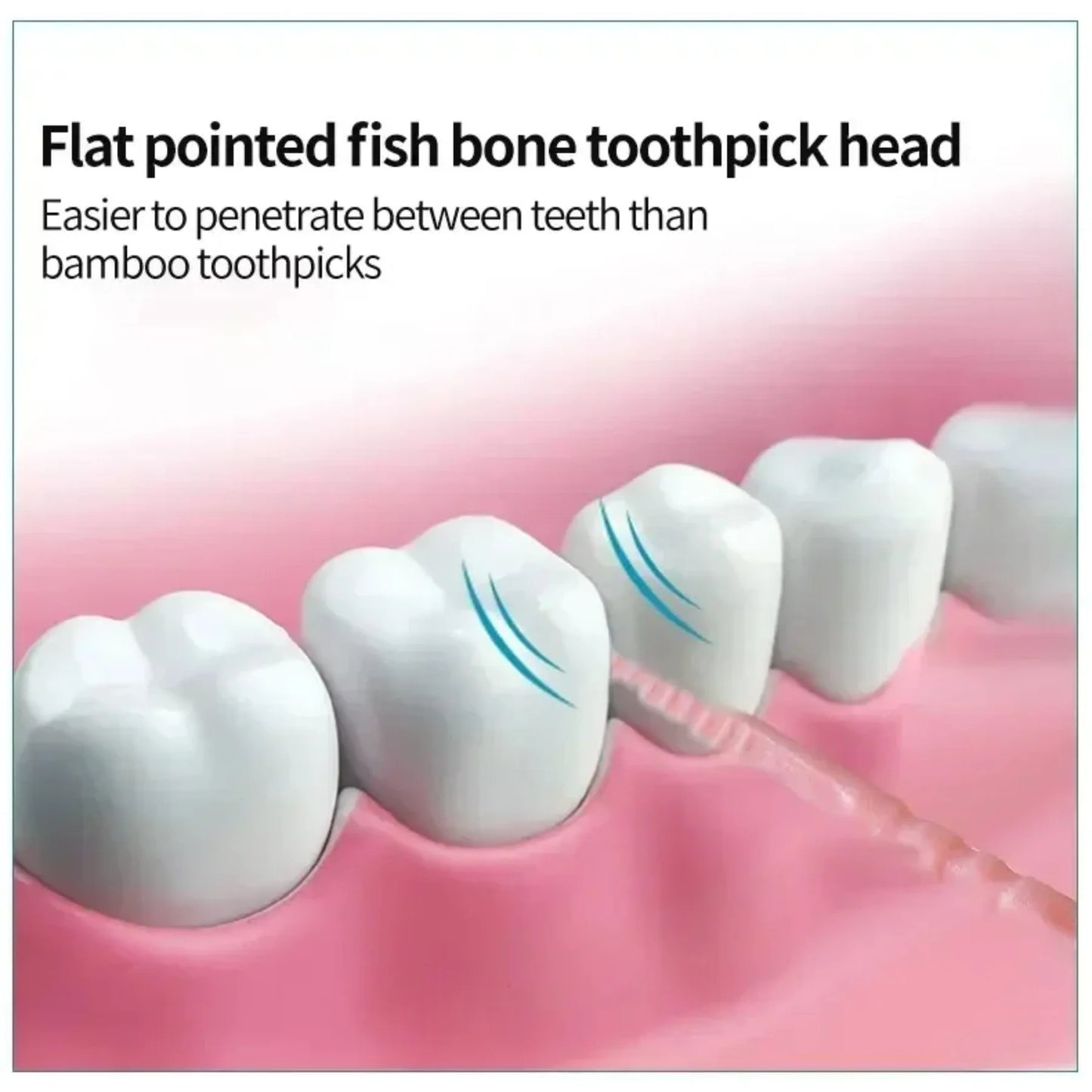 Portable Ultra-Fine Toothpicks, Disposable Family Box, Double-Head High-End Personalized Creative Fruit Sticks Dental Floss Peaceful Pleasures Health and Wellness
