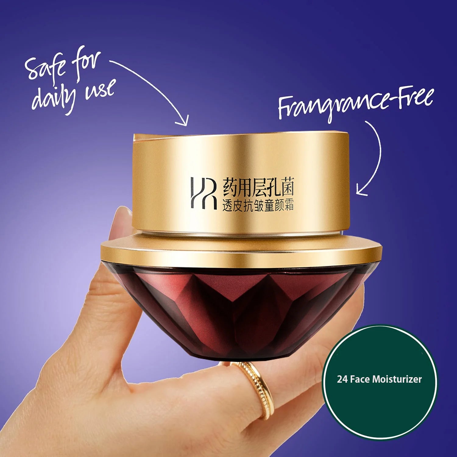 Layered Pore Bacteria Wrinkle Remover Face Cream Firming Lifting Anti Aging Fade Fine Lines Moisturizing Whitening Repair Skin Peaceful Pleasures Health and Wellness