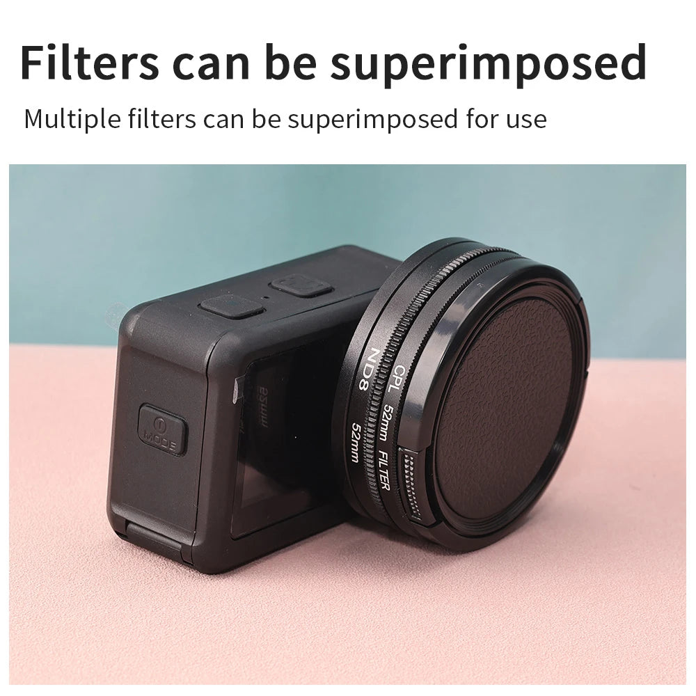XTU X3 Lens Filters – UV, CPL, ND8, ND32, ND64 HD Glass
