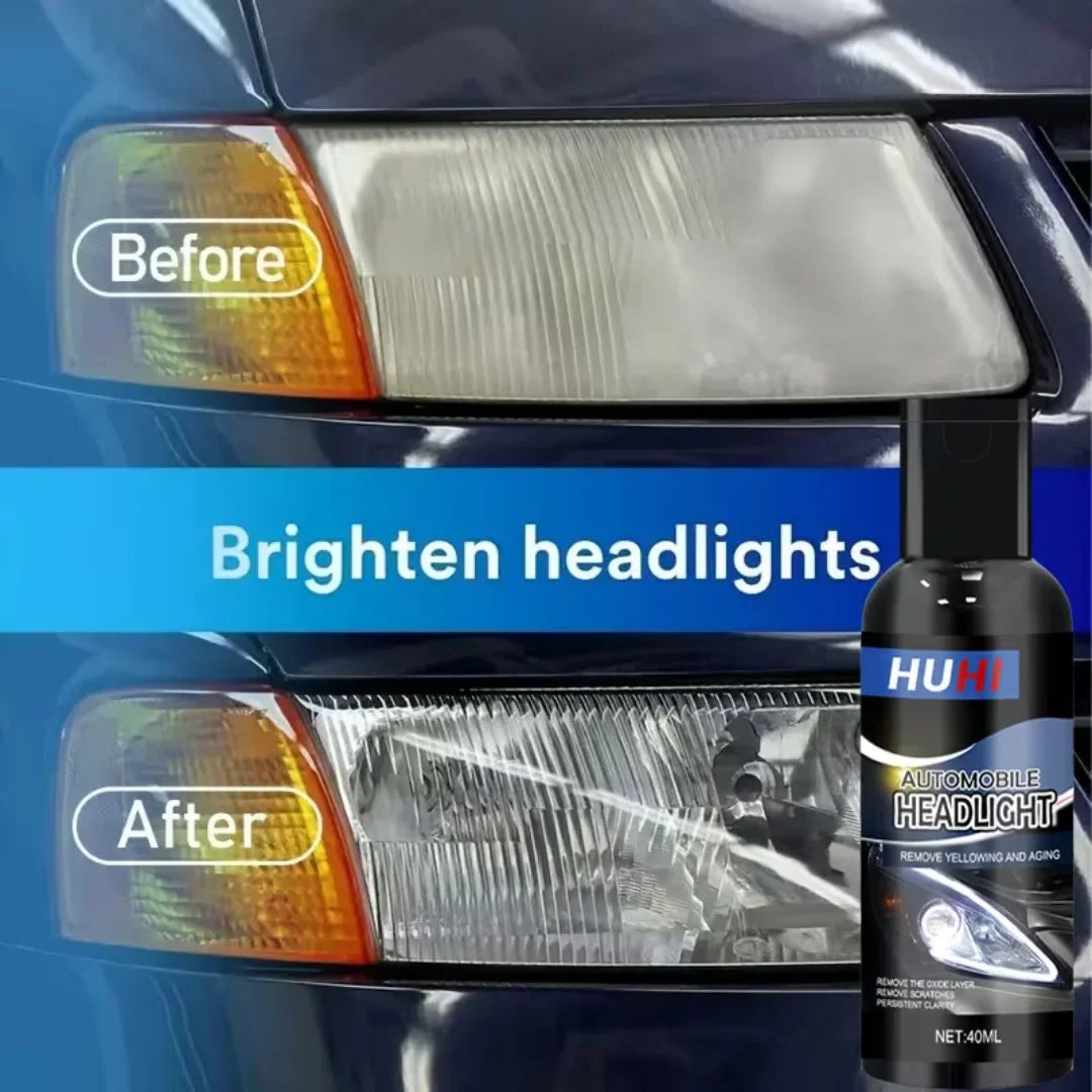 Car Headlight Restoration Polish 40ml | Anti-Yellowing