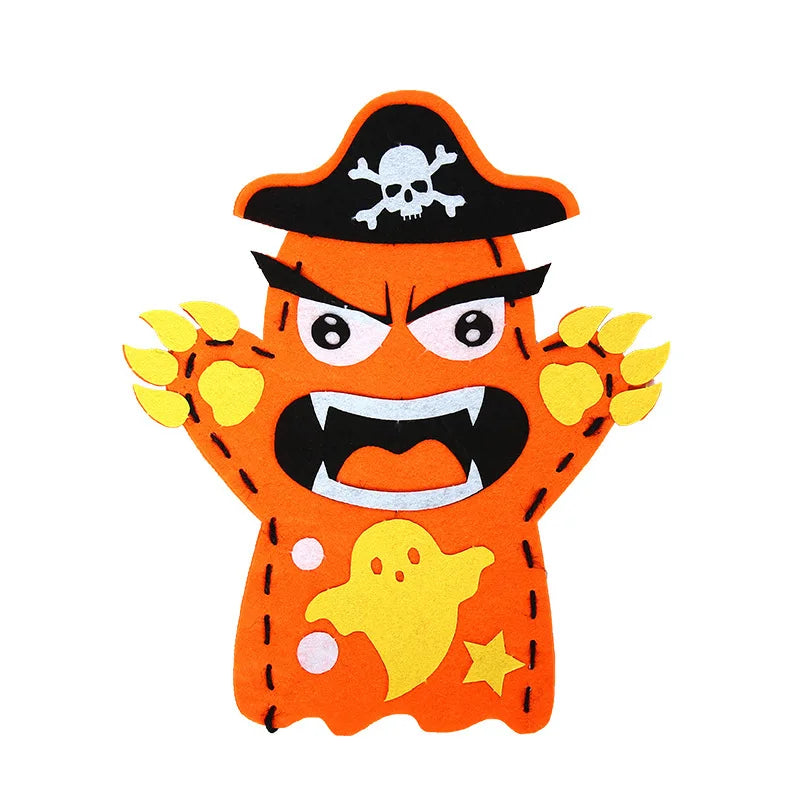Halloween Hand Puppet Kids Children Toddlers Gifts Cartoon Skeleton