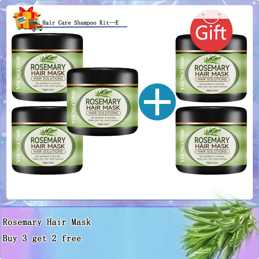 Rosemary Essential Oil Hair Mask & Nourishing Serum – YOUNGCOME