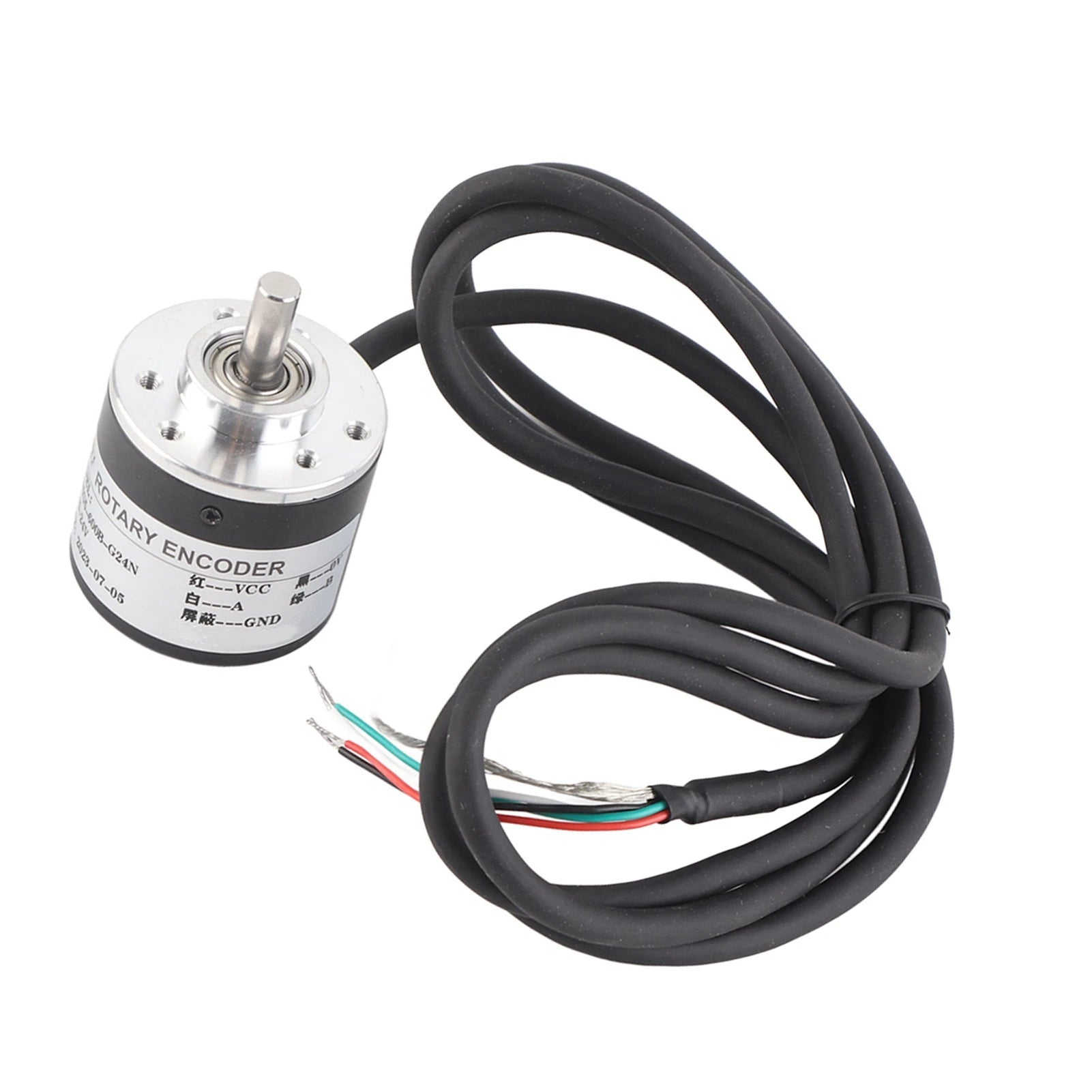 Industrial Supplies 600P/R Magnetoelectric Incremental Rotation Encoder 5V‑24V 2‑Phases Shaft 6mm Peaceful Pleasures Health and Wellness
