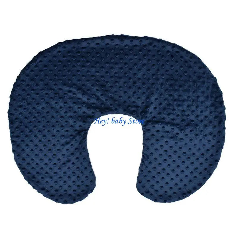 Stretchy Nursing Pillow Cover | Soft Minky, Large Zipper, 22.5"