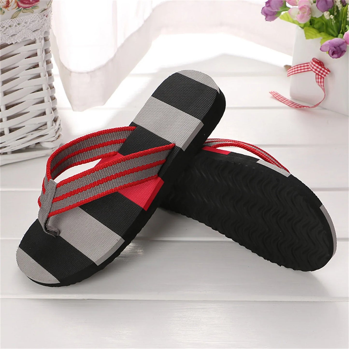 New Men's Slippers Men Summer Shoes Mixed Colors Sandals Male Slipper Indoor and Outdoor Flip Flops Casual Beach Shoes for Man Peaceful Pleasures Health and Wellness