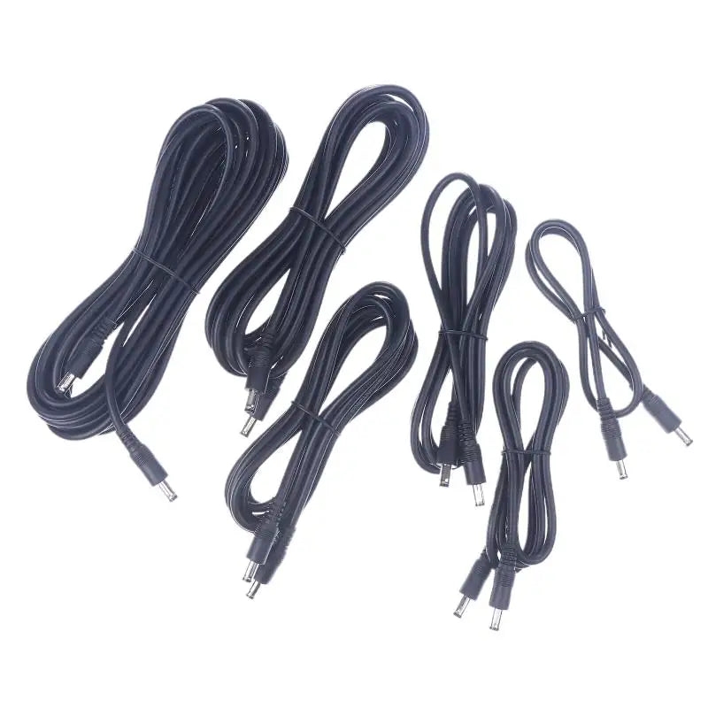 Male Plug To Male Power Supply Adapter Wire For LED Light Speaker J60A DC5521 To DC5521 Cable Cord 18AWG DC5.5mm X 2.1mm Peaceful Pleasures Health and Wellness