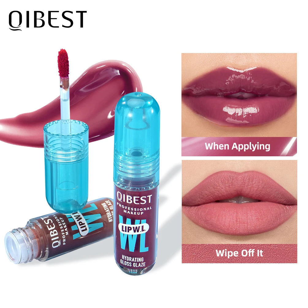 Qibest Original Moisturizing Lip Balm Lip Oil Gloss Care of The Lips Benetitnt for Lips Plumping Exfoliating Plumping Gloss Oil Peaceful Pleasures Health and Wellness