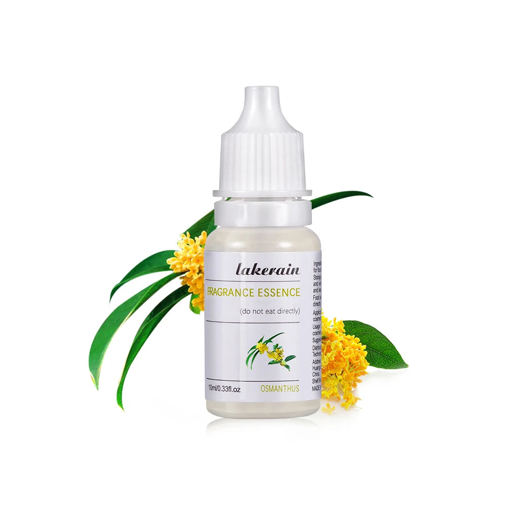 DIY 10ml Pure Fruit Fragrance Oil Diffuser Essential Oils Strawberry Flavor Oil For Lip Gloss DIY Soap Making Lipgloss Essence Peaceful Pleasures Health and Wellness 12 Osmanthus