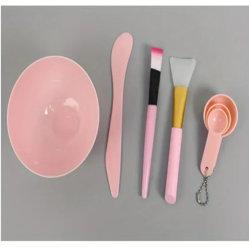 7-Piece DIY Face Mask Mixing Bowl Set | Spatula & Brush Kit