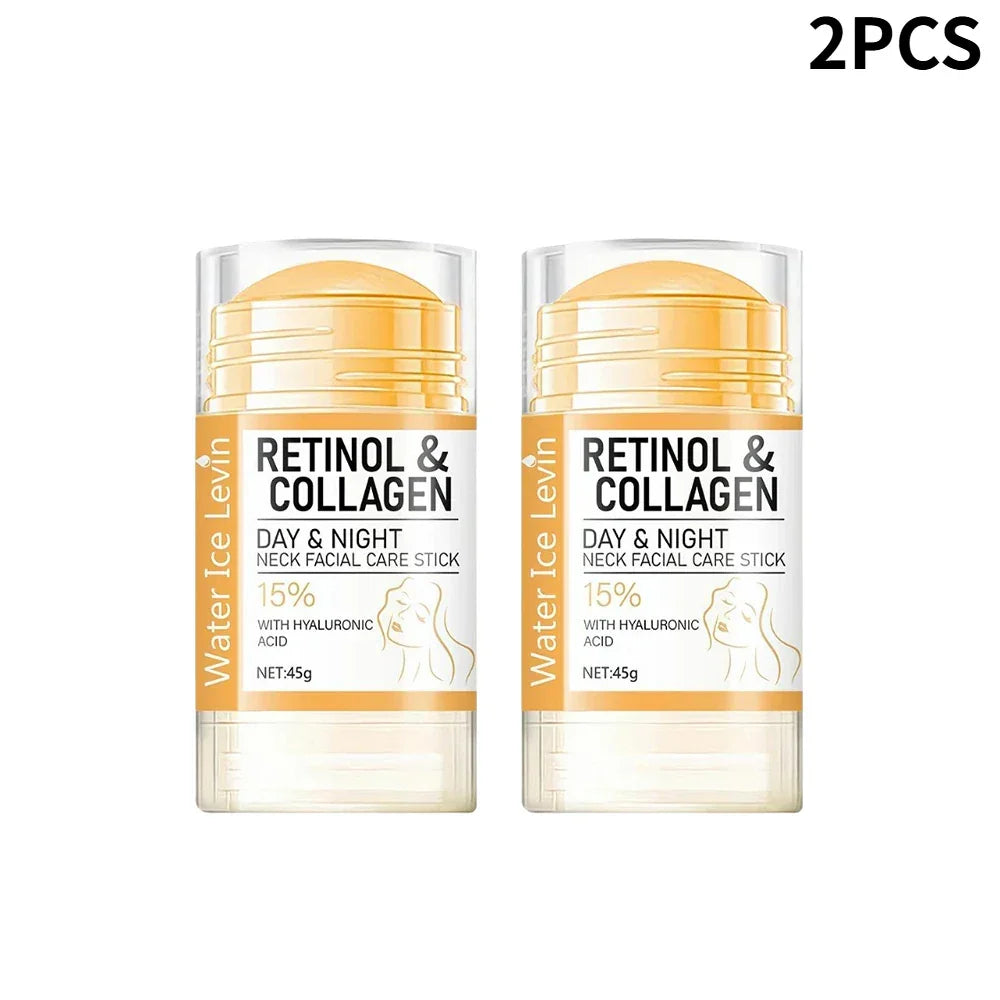 Retinol Lifting Firming Cream Stick Collagen Day&Night Neck Cream Moisturizing Anti-wrinkles Firming Neck Facial Daily Skincare Peaceful Pleasures Health and Wellness 2PCS