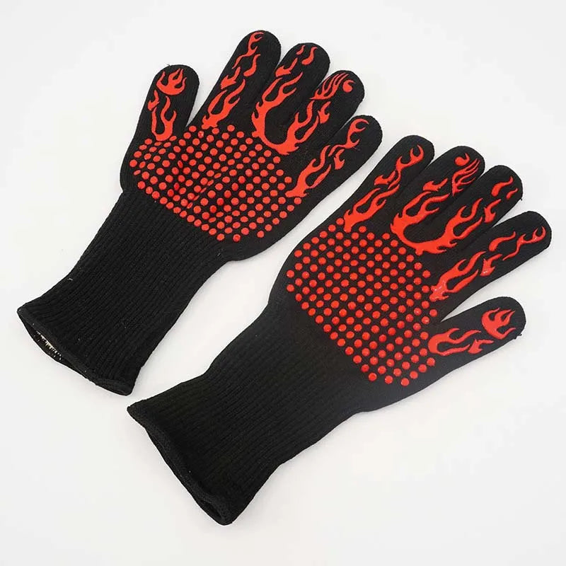 Silicone BBQ Gloves | Heat-Resistant Grilling & Oven Mitts