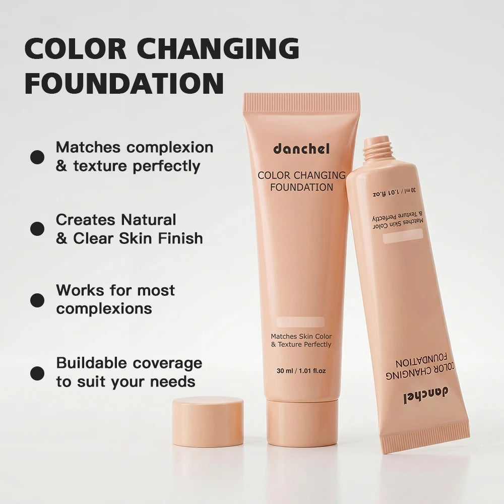 Color Changing Foundation Nourish Repair Skin Deep Hydration Brighten Even Tone Natural Matte Makeup Effect Concealer Foundation Peaceful Pleasures Health and Wellness