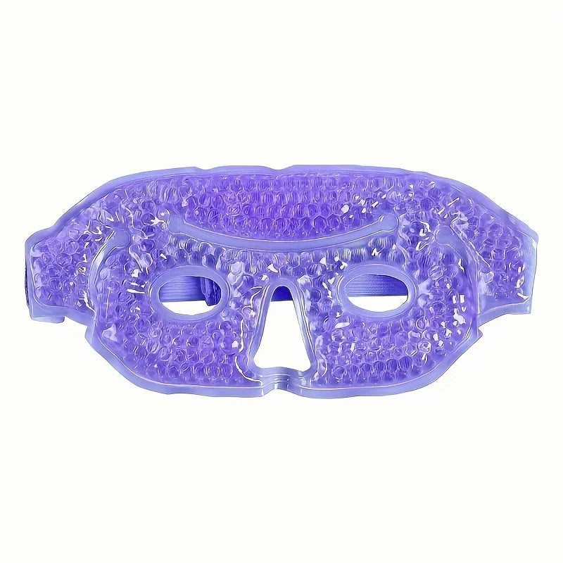 Hot and Cold Compress Half-Eye Mask in 3 Colors, Single Pack Peaceful Pleasures Health and Wellness Purple