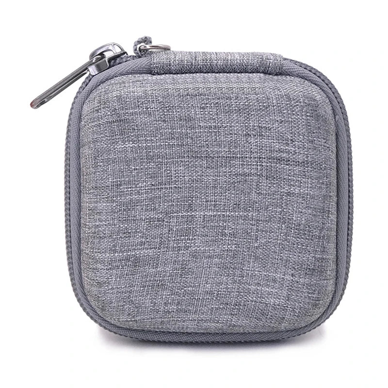 Leather Digital Gadget Organizer Bag | Cables, Earphones & More