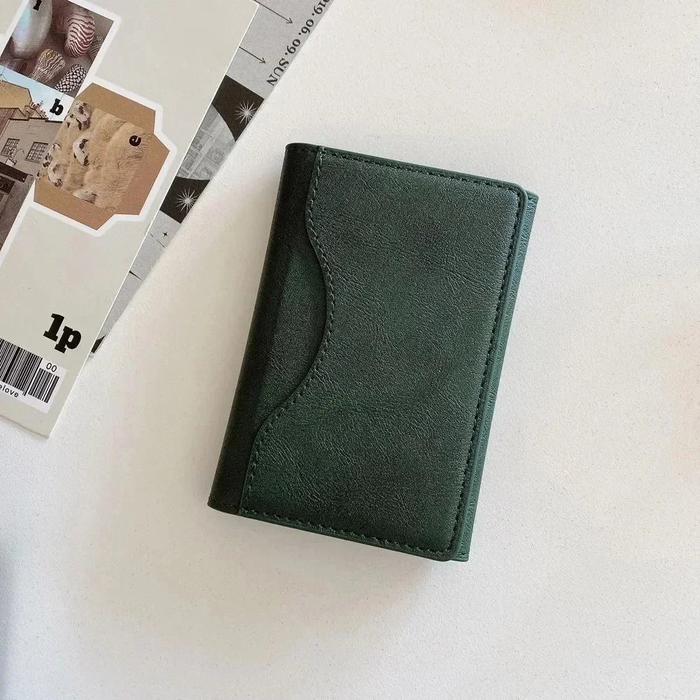 PU Leather Credit Card Holder | Magnetic Business Card Wallet