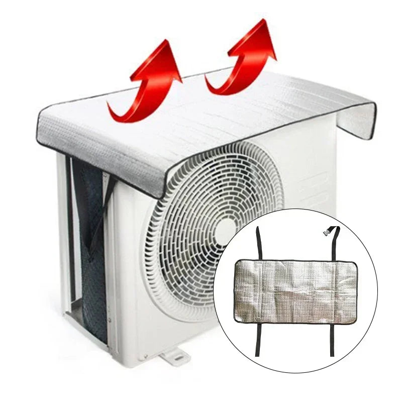 Air Conditioner Cover Outdoor Energy Saving Rainproof Cover Air Conditioner Washing Dust Prevent Sun Exposure AC Cleaning Bag Peaceful Pleasures Health and Wellness