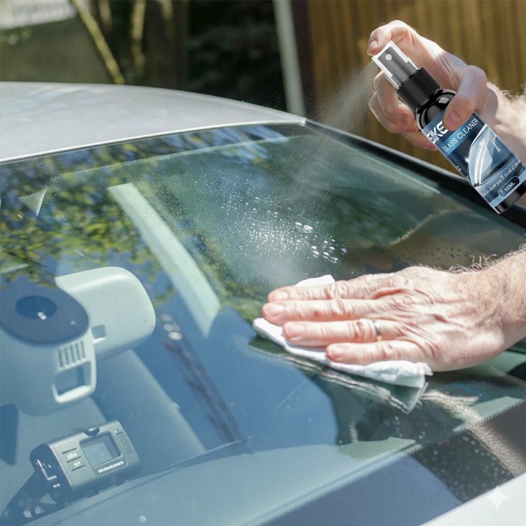 Tint Safe Glass Cleaner Spray Ammonia Free Streak Free Window Cleaning Solution for Car Windshield Home Mirrors Auto Detailing Peaceful Pleasures Health and Wellness